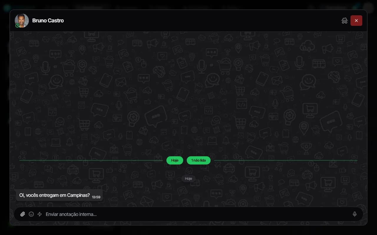 Espiar conversa no CPChat